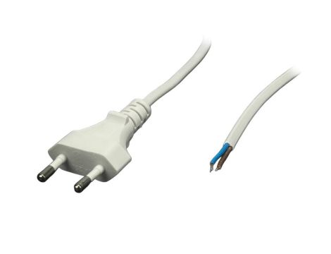 Przewód zasilający CEE7 - POSAC-CEE7/16WH30 biały 3m 2,5A