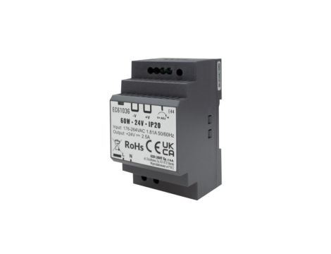 Zasilacz na szynę DIN PREMIUM 24V 60W