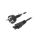 SN328-3/07/2BK Kabel DE1-13P (K) wtyk, IEC C5 żeński PVC 2m czarny 10A 250V
