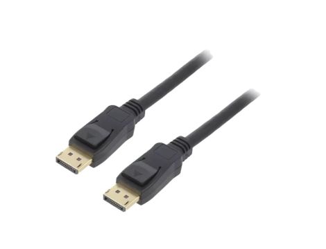 MC.2130.030BK Kabel DisplayPort 1.4, HDCP 2.2 DisplayPort wtyk, z obu stron