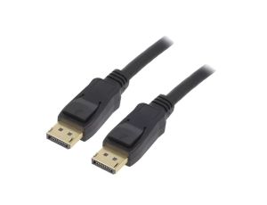 MC.2130.010BK Kabel DisplayPort 1.4, HDCP 2.2 DisplayPort wtyk, z obu stron