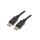 MC.2130.010BK Kabel DisplayPort 1.4, HDCP 2.2 DisplayPort wtyk, z obu stron