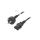 SN42-3/07/2BK Kabel DE2-13R (K) wtyk, IEC C13 żeński PVC 2m czarny 10A 250V