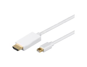 Kabel DisplayPort 1.1 HDMI wtyk, mini DisplayPort wtyk PVC 1m 52860