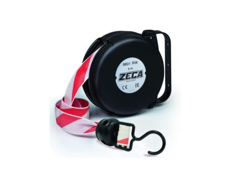 Zwijadło taśmy bezpieczeństwa biało-czerwonej 8m 9801RW