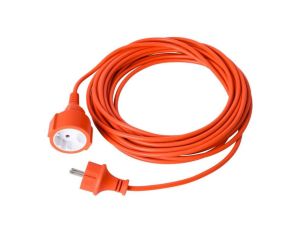 Przedłużacz uniwersalny pomarańczowy 10m 2x1mm2
