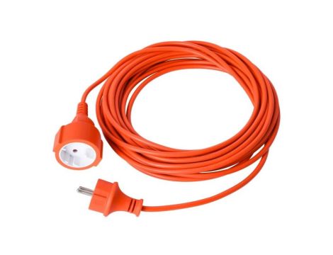 Przedłużacz uniwersalny pomarańczowy 10m 2x1mm2