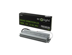 Zasilacz hermetyczny PREMIUM 150W 12V