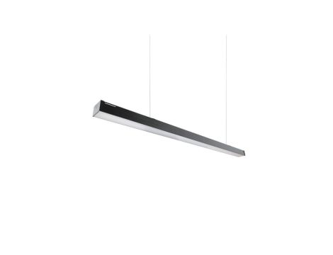 oprawa liniowa LED SNAKE 10W/20W/30W/40W IP40 3000K/4000K/6000K 100-265V 50-60Hz czarna klosz mleczny