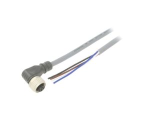 Przewód przyłączeniowy, PIN: 4, kątowe, 5m, M12, 250VAC, 4A, Żyły: 4 CONE14NF-A5P
