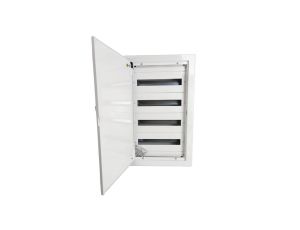 Rozdzielnica podtynkowa metalowa 4x18 modułów IP30 (400V AC) 735x415x130mm drzwi pełne Doktorvolt