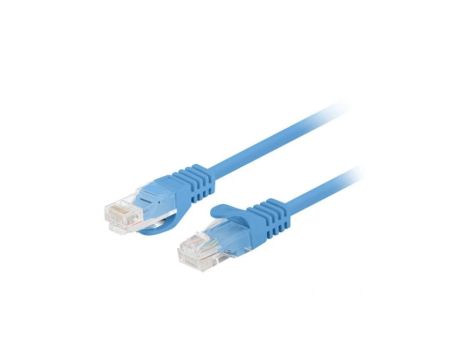 Patchcord UTP kat.6 kabel sieciowy LAN 2x RJ45 linka niebieski 10m LANBERG