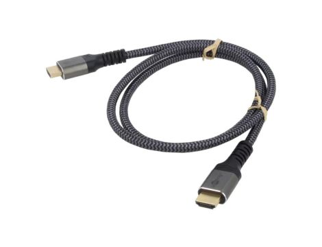 GOOBAY-PLUS-64995 Kabel HDMI 2.0 HDMI wtyk,z obu stron PVC tekstylny Dł: 3m