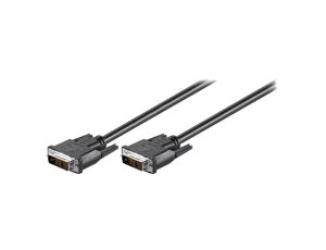 DVIMM181/2 Kabel DVI-D (18+1) wtyk,z obu stron 2m czarny