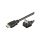 HDMI.HE060.050 Kabel HDMI 1.4 HDMI wtyk,HDMI wtyk 90 5m czarny
