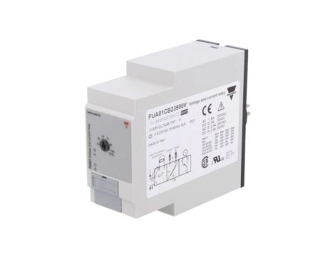 PUA01CB23500V Przekaźnik nadzorczy napięcia, 115/230VAC, podstawka, SPDT, Szczelność: IP20