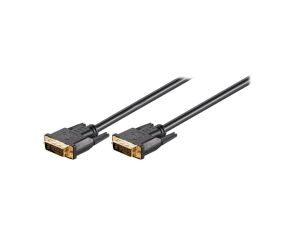 DVIMM245/10 Kabel DVI-I (24+5) wtyk,z obu stron 10m czarny