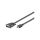HDMI-DV020.030 Kabel HDMI 1.4 DVI-D (18+1) wtyk,HDMI wtyk 3m czarny