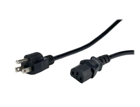 Przewód zasilający US na IEC C13 - POSAC-C13-10/US30 czarny, 3m