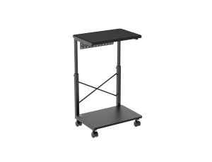 Podstawka wózek na kółkach pod komputer CPU z półką NanoRS, 80kg max, regulowana wysokość 550~850mm, RS430
