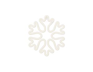 Neon LED CHRISTMAS PŁATEK ŚNIEGU biały FLNE20 Forever Light