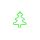 Neon LED CHRISTMAS CHOINKA zielona FLNE16 Forever Light