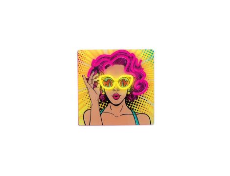 Neon ART LED POWER WOMAN żółto fioletowy FLA02 Forever Light