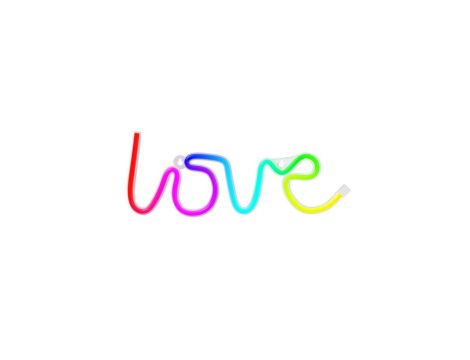 Neon LED RGB LOVE FLRN01 + pilot Forever Light