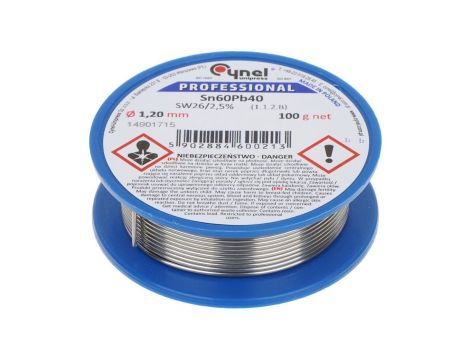 Drut lutowniczy CYN-1.20/100