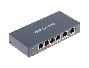 Switch PoE DS-3E0106HP-E 4-portowy Hikvision