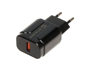 Ładowarka sieciowa USB 5V/3A/USB-QUICK3.0/B