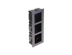 Ramka z puszką do montażu podtynkowego, 3- modułowa DS-KD-ACF3 Hikvision