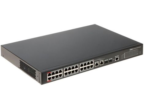 SWITCH POE PFS4226-24ET-360-V3 24-PORTOWY SFP DAHUA