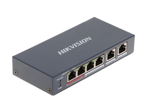 Switch PoE DS-3E0106P-E/M 4-portowy Hikvision