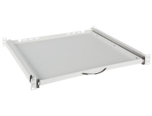 Regulowana szuflada do klawiatury i myszki do szaf RACK 19cali RSR19-1U-350G-KM