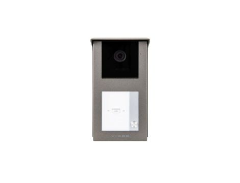 Stacja bramowa jednolokatorska z czytnikiem RFID. Kamera Full HD, kąt widzenia ok. 125 Vidos 2IP S201-1