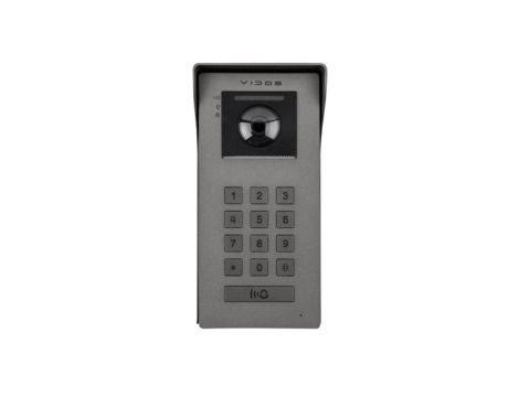 Stacja bramowa Full HD, jedno/wielolokatorska, obsługa za pomocą kodu PIN lub QR (tylko z monitorem M100-X) Vidos IPX S100