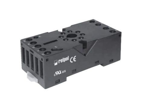GZP8 Podstawka PIN: 8 10A 250VAC na panel,na szynę DIN -40...70C