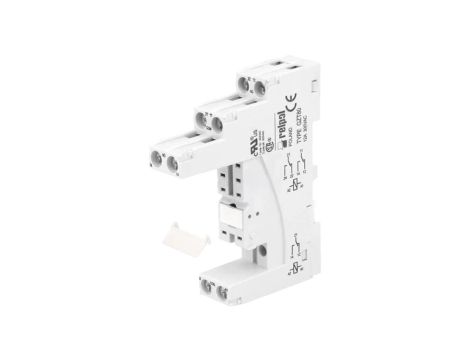 GZT80 Podstawka PIN: 8 12A 300VAC na panel,na szynę DIN -40...70C