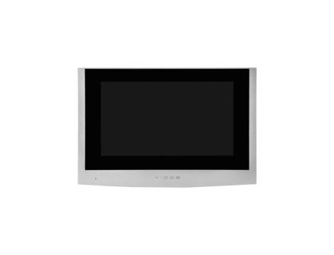 Monitor dotykowy 7 1024x600px, głośnomówiący, z wbudowaną pamięcią, ONVIF, 8-we alarmowych, Vidos IPX M100