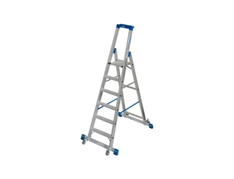 Krause STABILO Drabina wolnostojąca jezdna ze stabilizatorem 6 stopni 127303