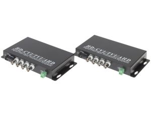 Światłowodowy konwerter WIDEO OVH-4D/SC 4x VIDEO + RS-485 KOMPLET TXRX