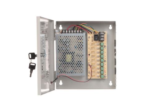 Obudowa 236x207x52 z zasilaczem impulsowym 12V/8A/PA9