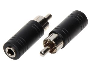 Adapter Cinch / Jack 3.5 mono C-W/J-G3.5M