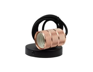 Oprawa sufitowa wisząca 2m E27 Różowe Złoto