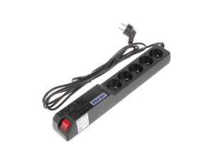 Przedłużacz przeciwprzepięciowy 5-gniazd ACAR-504/WF/RACK