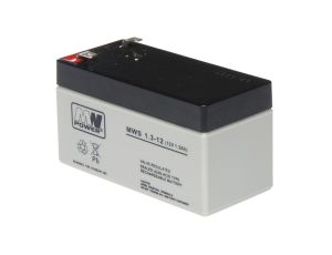 Akumulator VRLA AGM 12V 1.3Ah (żywotność 3-5lat) MWS 1.3-12 T1