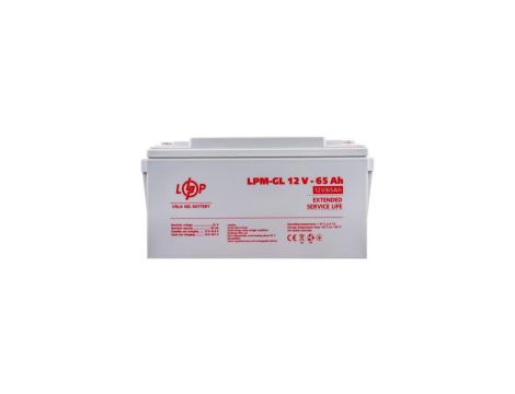AKUMULATOR ŻELOWY 12V 65 Ah 780 Wh QUAD KAMPER ZABAWKI UPS POJAZDY