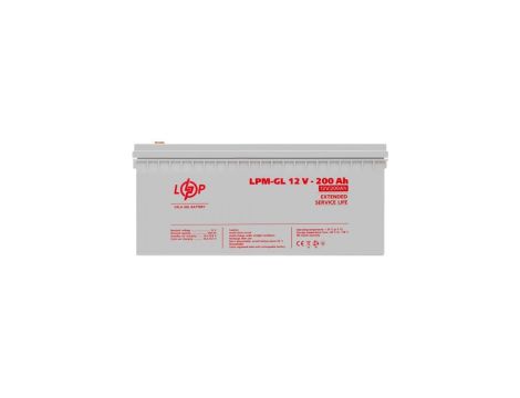 AKUMULATOR ŻELOWY 12V 200Ah 2400 Wh QUAD KAMPER ZABAWKI UPS