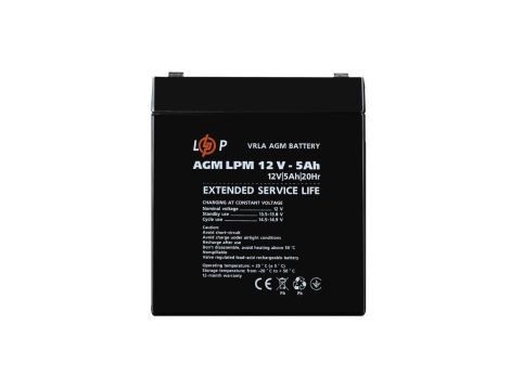 AKUMULATOR AGM 12V 5Ah 60 Wh DO UPS ZASILACZE AWARYJNYCH